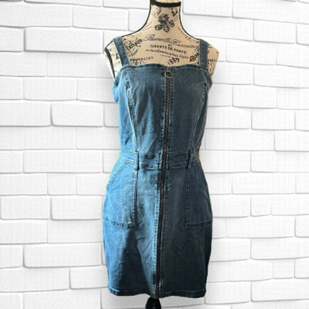 Sleeveless Denim Summer Dress Size Medium